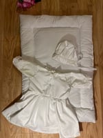 طقم مواليد لبس + مفرش