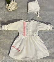 فستان استقبال تطريز بالاسم