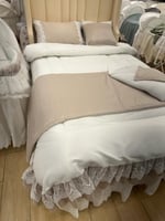 طقم مفرش نفاس مع سرير البيبي تفته