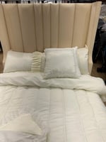 طقم مفرش نفاس مع سرير البيبي تفته