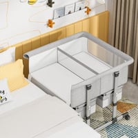 سرير نكست تو مي توأم – راحة مزدوجة وأمان لطفليك -...