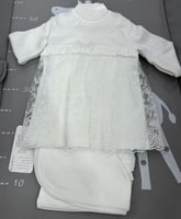 طقم فستان مواليد قطن