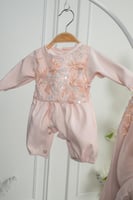 طقم سابع روب نفاس + مدس طفل+ لبس