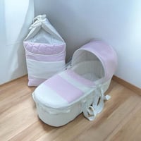 طقم شيال متنقل مع مدس البيبي وردي