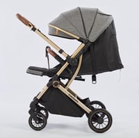 عربية أطفال كلاسيكية بتصميم عملي - رمادي