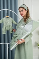 طقم سابع روب نفاس + مدس طفل+ لبس البيبي