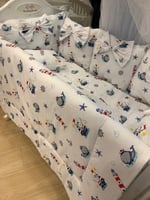 طقم مفرش جوانب سرير أطفال