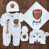 طقم مواليد طباعه شعار الانديه