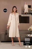 روب نفاس بتصميم انيق ميدي