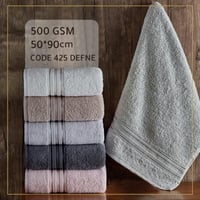 منشفة حمام فاخرة قطن طبيعي 100% – 500 غرزة – مقاس...