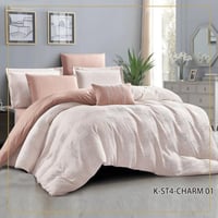 مفرش شارم جاكار 7 قطع فاخر مزدوج