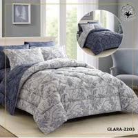 مفرش كلارا 100% قطن طبيعي 4 قطع مفرد