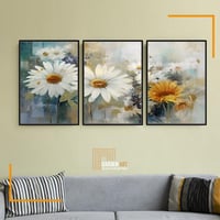 لــوحات ثلاثية - زهور