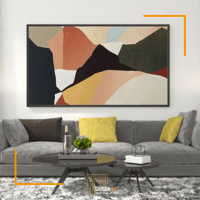 لــــوحات جداربة - فـن تجـــريدي