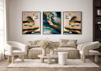 لــوحات ثلاثية - فن تجريدي