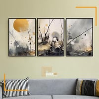 لــوحات ثلاثية - تجريدي