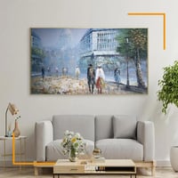 لوحة شارع مدينة - العصور الوسطي