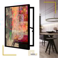 لوحة اخفاء الطبلون - فن تجريدي