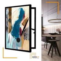 لوحة اخفاء الطبلون - فن تجريدي