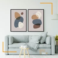 لــوحات ثنائية - فن تجريدي