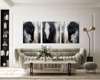 لوحة ثلاثية - خيل من ثلاث جوانب