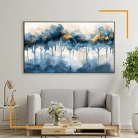 لوحة أشجار الغابه