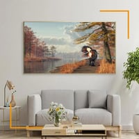 لوحة خيل على النهار