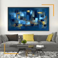 لــــوحات جداربة - فـن تجـــريدي