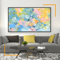 لــــوحات جداربة - فـن تجـــريدي