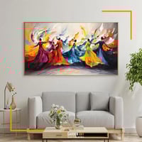 لــــوحات جداربة - عصرية خليط الوان