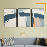 لــوحات ثلاثية - فن تجريدي