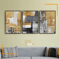 لــوحات ثلاثية - تجريدي