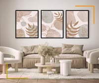 لــوحات ثلاثية رسم تجريدي