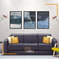 لــوحات ثلاثية رسم تجريدي