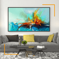 لــــوحات جداربة - فـن تجـــريدي