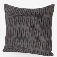 غطاء وسادة رمادي