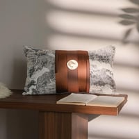 غطاء خدادية رمادي وبني