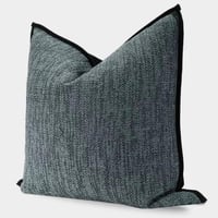 غطاء خدادية أزرق بحواف أسود