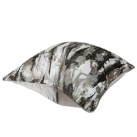 غطاء وسادة مودرن رمادي وبيج