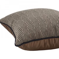 غطاء وسادة مودرن بني
