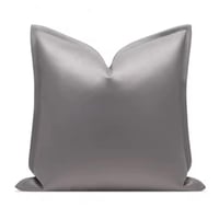 غطاء وسادة بلون رمادي أنيق ولمسة ناعمة
