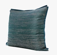 غطاء وسادة اخضر وازرق