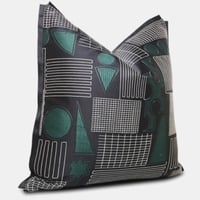 غطاء وسادة انيق مودرن اسود