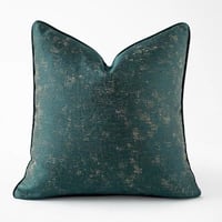 غطاء خدادية اخضر بلمسات ذهبية فاخرة