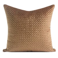غطاء وسادة باللون البرونزي