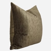 غطاء وسادة بلون معدني