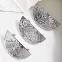 مقبض دولاب نصف دائره فضي