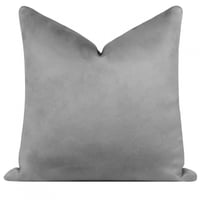 غطاء وسادة بقصة مميزه باللون الاسود والرمادي