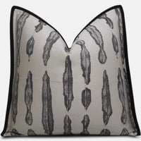 غطاء وسادة انيق رمادي