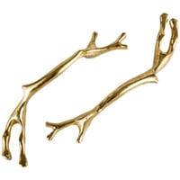 مقبض دولاب اغصان شجر ذهبي